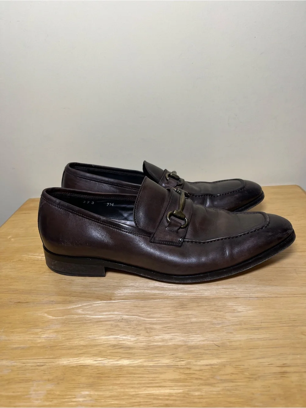 To Boot New York Berkshire Burnished Brown Calf Horse Bit Loafer Men’s Size 7.5